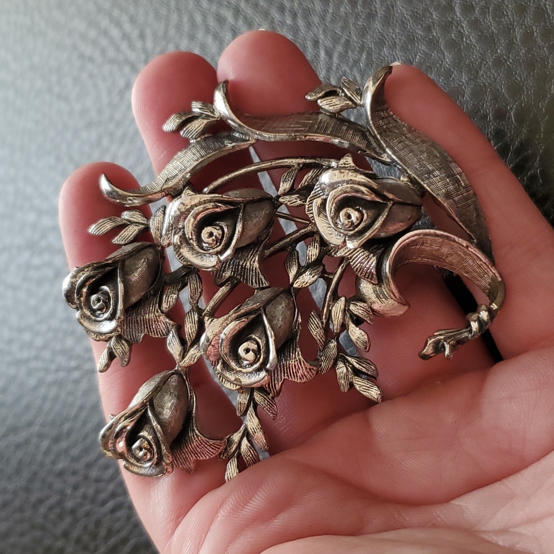 Vtg Tortolani Brooch